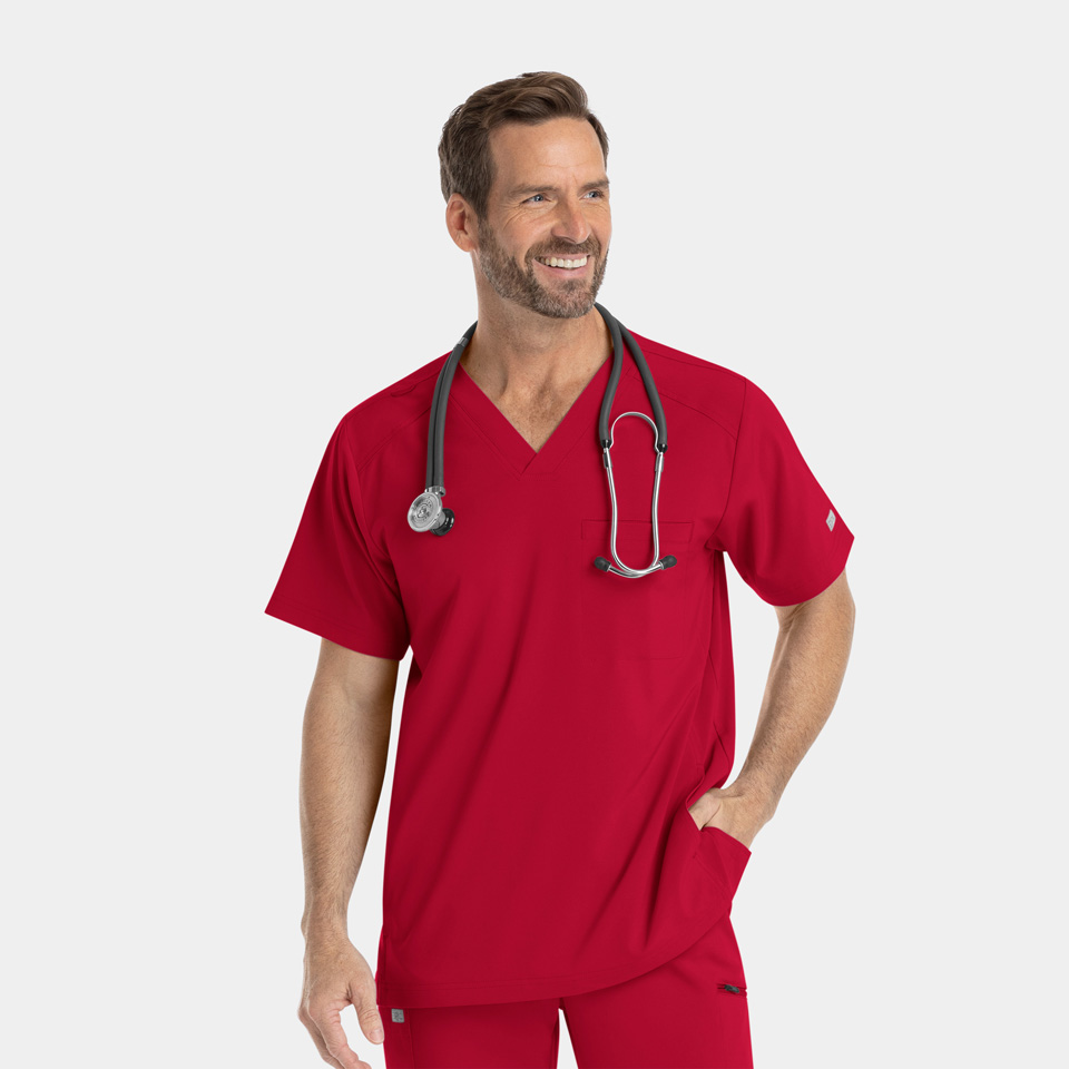 Men  Tops  4851  Mens V-Neck Top
