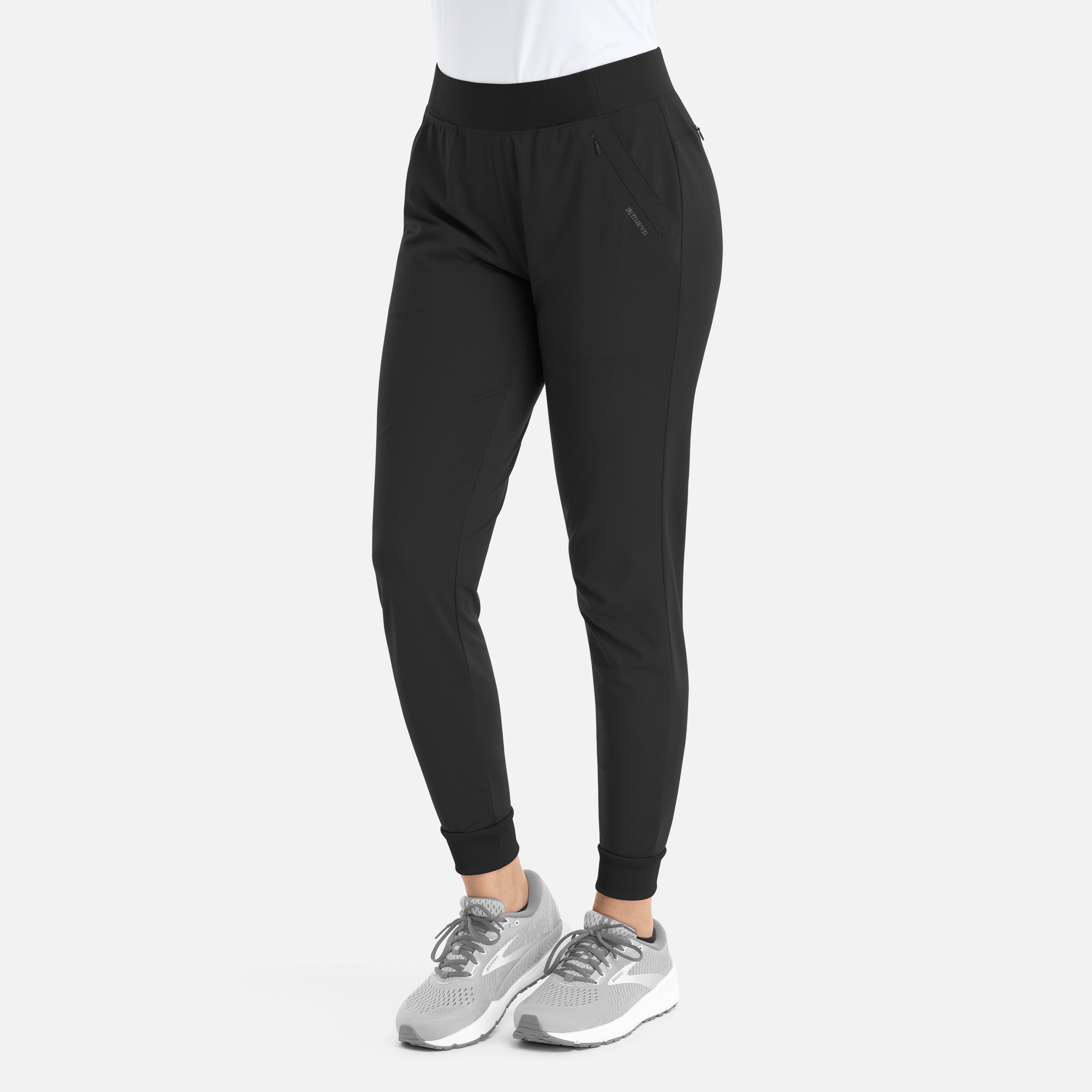 Women Pant  60302P  Womens Mid Rise Elastic Jogger Garment Type Petite
