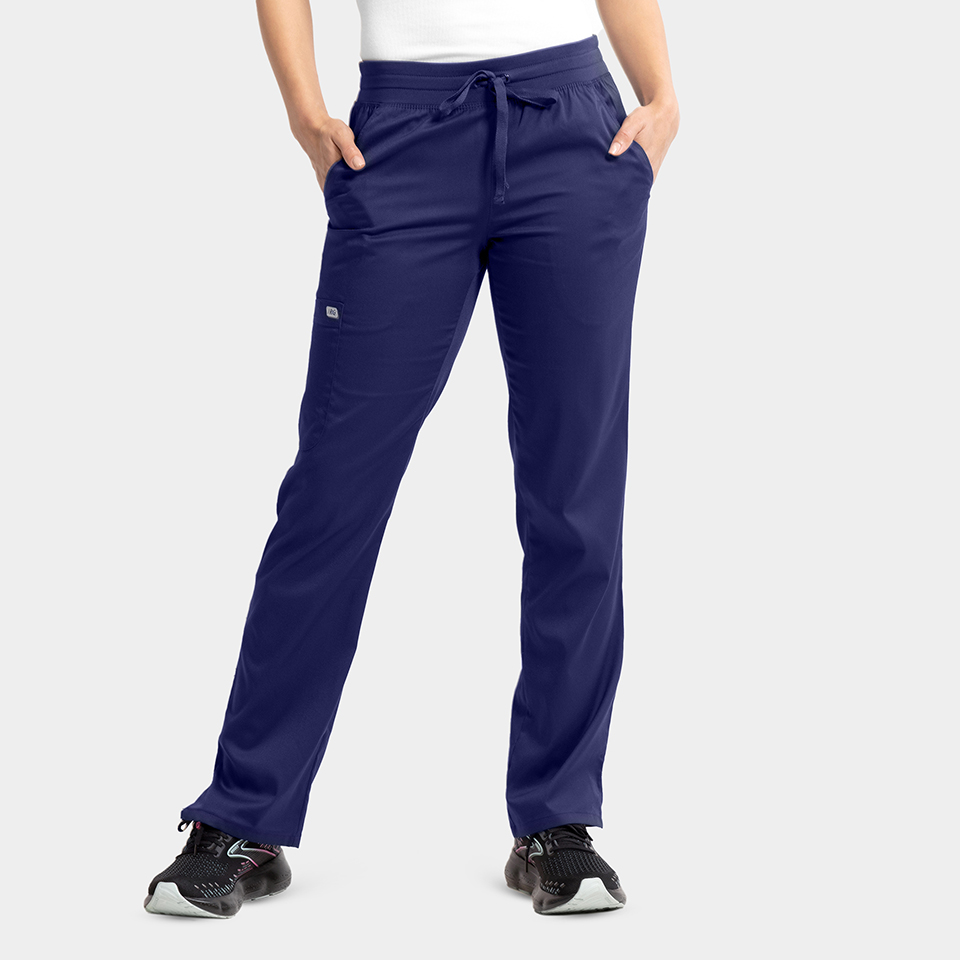 Women  Pants  6802T  Womens Semi-Tapered Pant w/ Yoga Style Waistband Garment Type Tall
