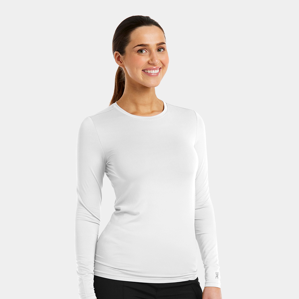 Women  Tops  4800  Womens Long Sleeve Underscrub Tee