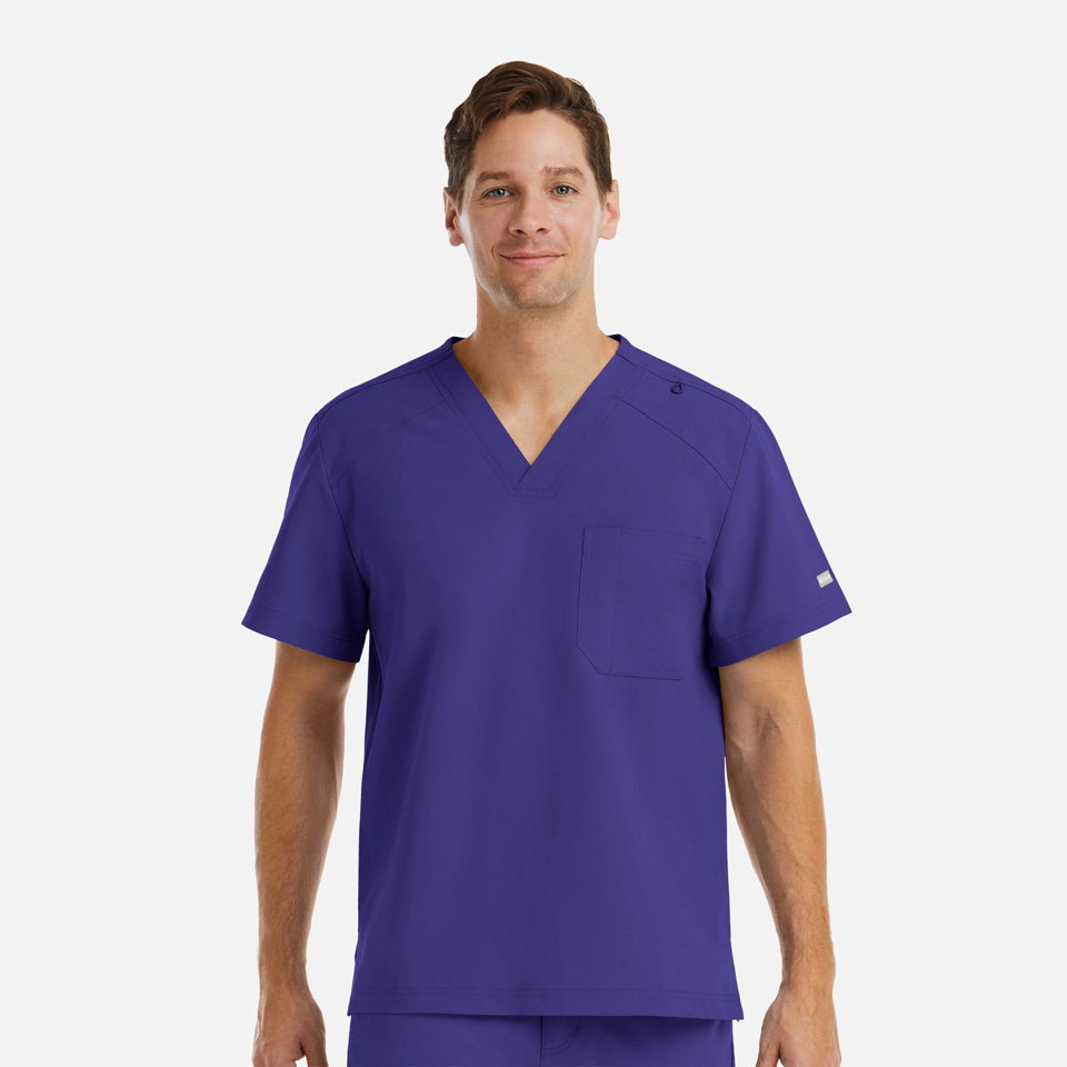 Men  Top  5801  Mens Tuckable V-Neck Top