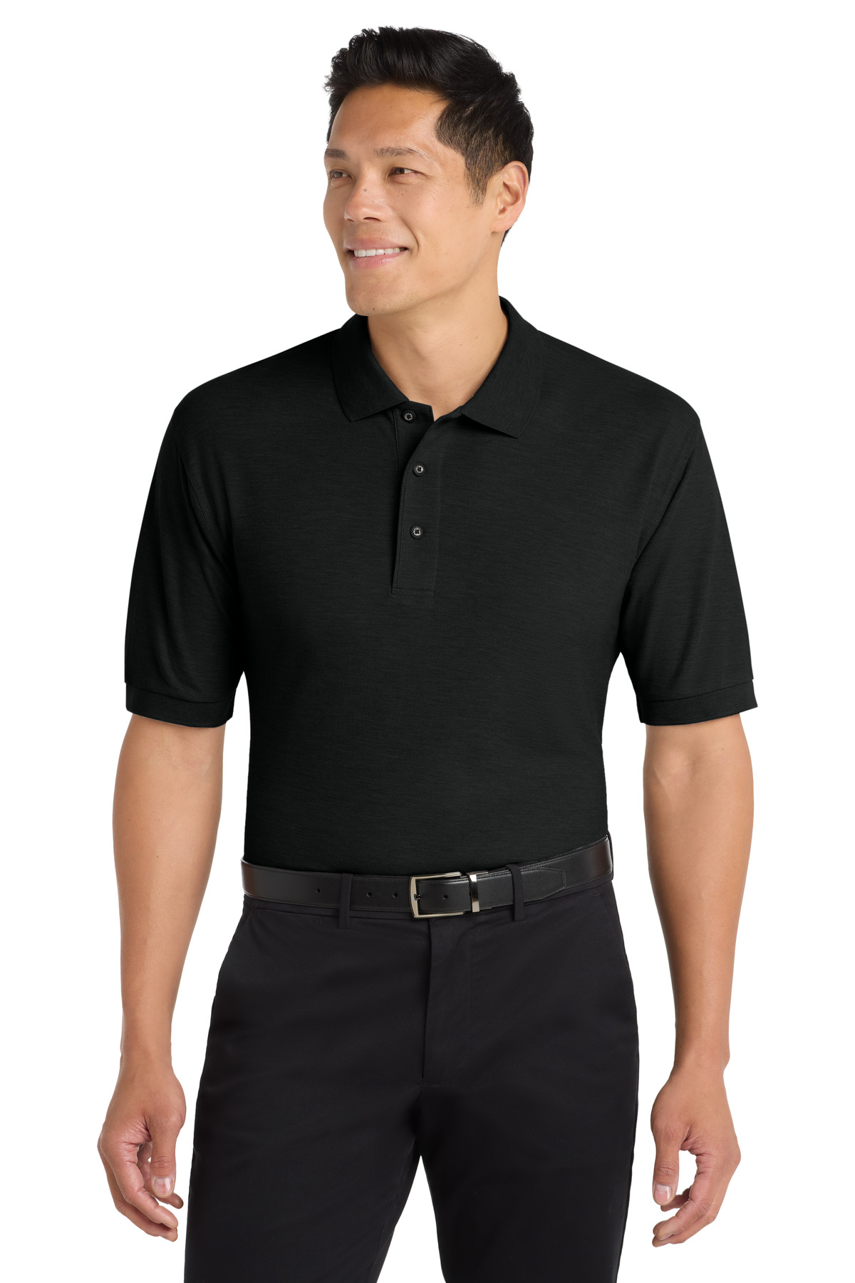 Unisex  Polos Knits  K500  Port Authority Silk Touch Polo K500
