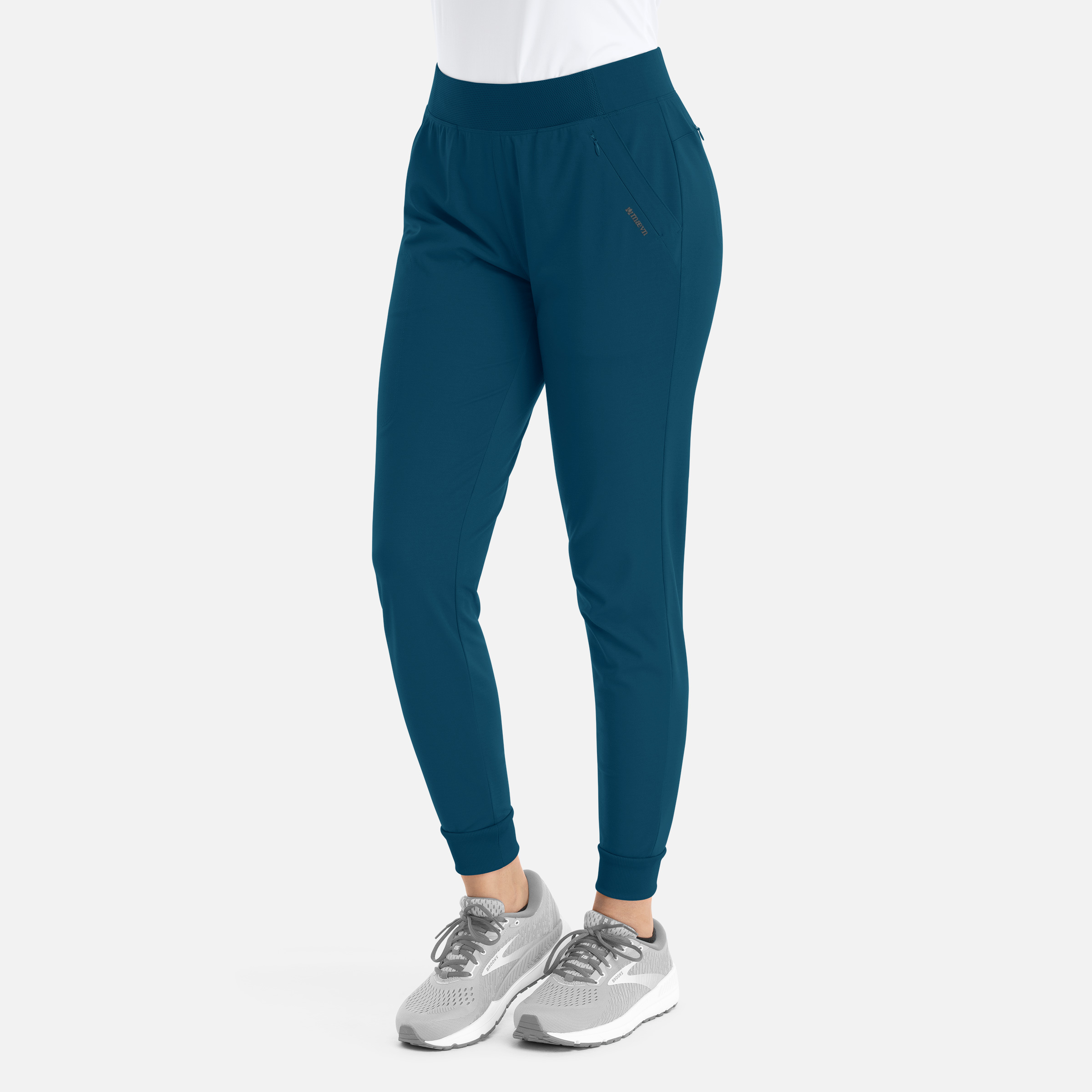 Women  Pant  60302  Womens Mid Rise Elastic Jogger